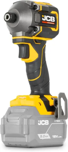Pro 18V 3-Piece Kit, 75Nm Combi Drill, 230Nm Impact Driver, 115mm Angle Grinder, 2X 5Ah Batteries, 4.5A Fast Charger & Tool Bag - JCB-18PKIT-7 3-Piece Drill, Impact Driver & Angle Grinder Kit