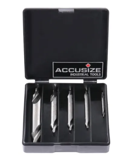 5pc ANSI M42 (H.S.S - + 8% Cobalt) Center Drill Set, 0556-5500