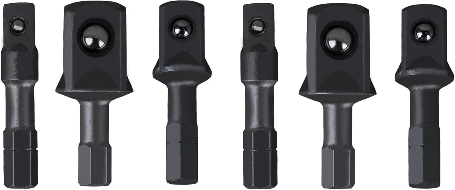 48-32-5023 Insert Socket Set for Milwaukee, Holds Sockets 1/2 to 3/8 impact adapter -2set BLACK