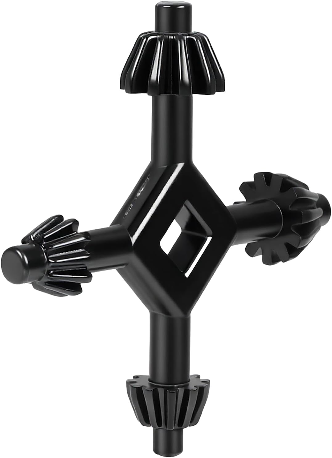 4 in 1 Drill Chuck Key Wrench, 1/4" 3/8" 1/2" 5/8" Sizes Chuck Key For Drill Press, Electric Drill Chucks, Compatible with Drill Press & Power Tool Chucks (Black)