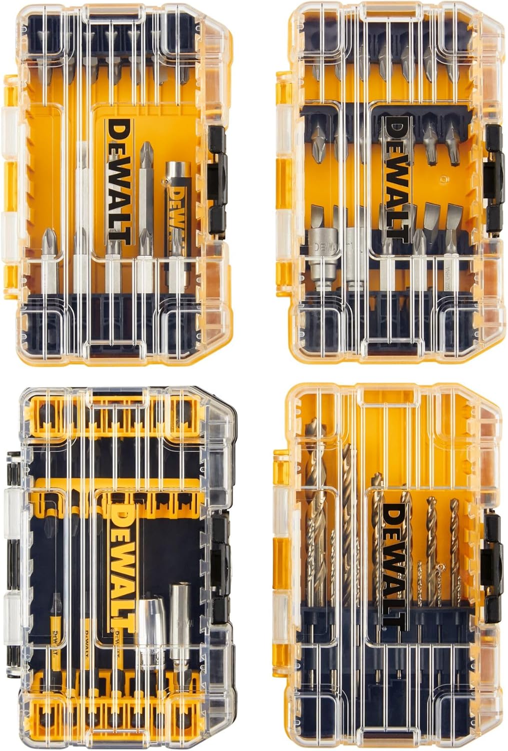 Screwdriver Bit Set, Impact Driver and Drill Bit Set, 100-Piece (DWA2FTS100) One Size 100-pc Master Set