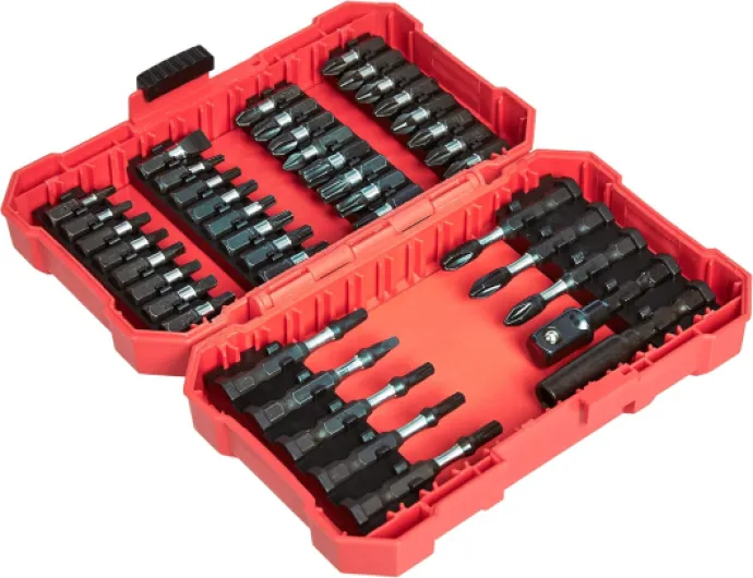 42-Piece Impact Screwdriver Bit Set Phillips, Slotted and Torx, One Size