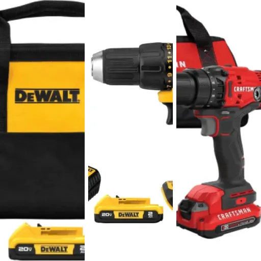 Comparison of the 5 best cordless drill sets with charger included (February 2026)