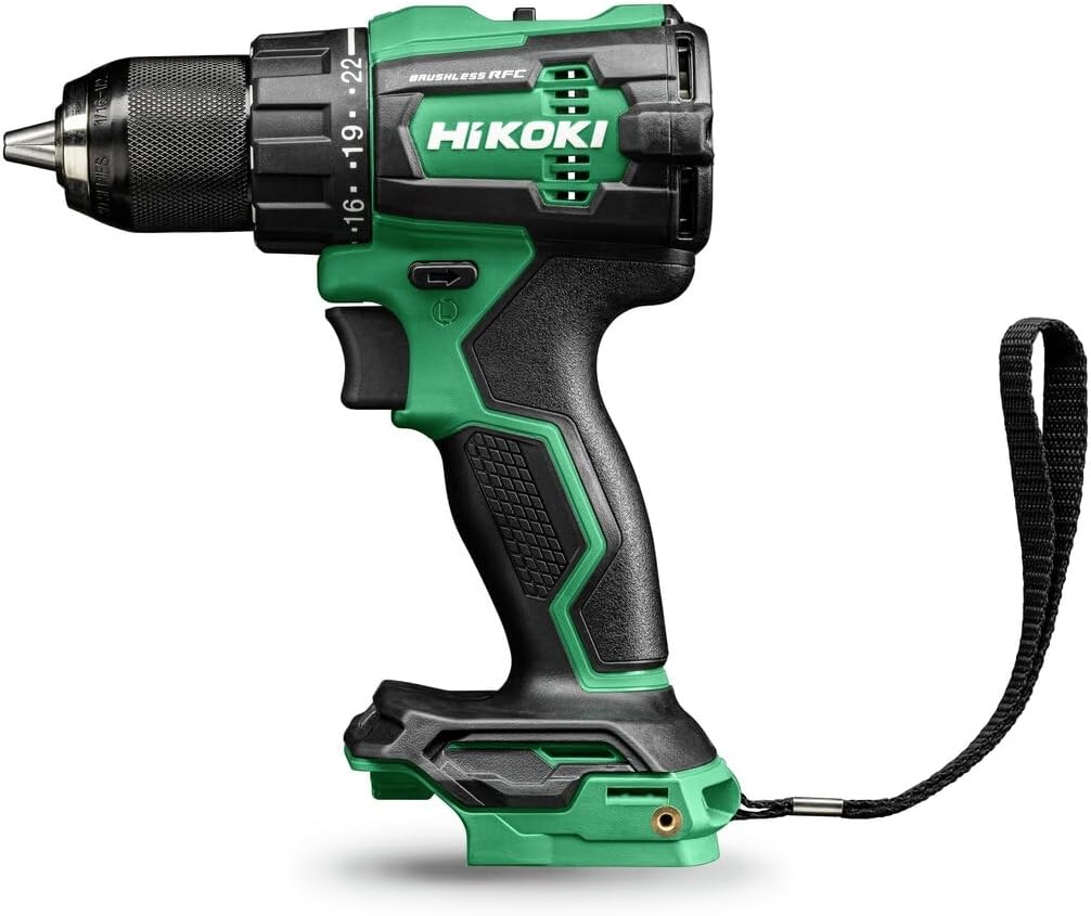 HiKOKI KC18DEJAZ Cordless brushless Combo kit (Combi Drill, Impact Driver, Charger, 2 x 18v 5.0Ah Batteries in a case)