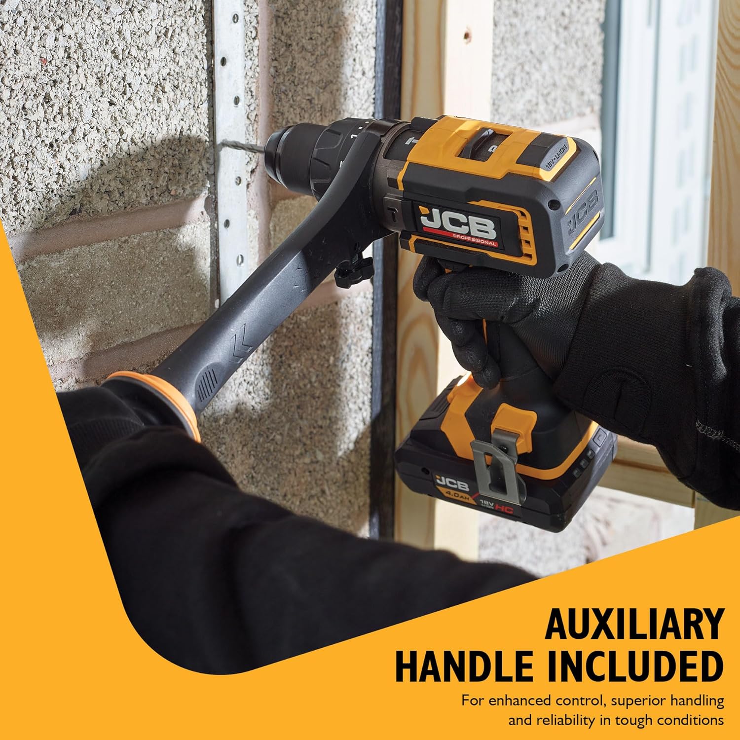 Pro 18V Ultra-High Torque Brushless Twin Pack - 160Nm Combi Drill & 230Nm Impact Driver, 2X 5.0Ah Batteries, 4.5A Fast Charger & L-Boxx Case - 3 Year Warranty