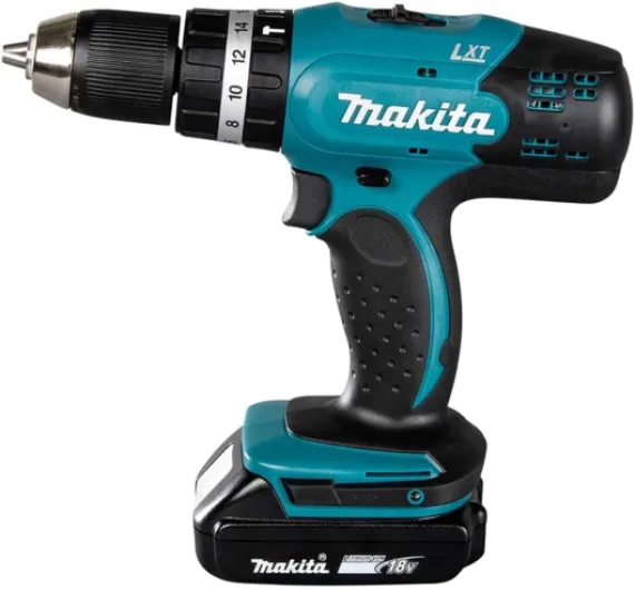 18 V Cordless Combi Drill, 2 x Batteries and Charger