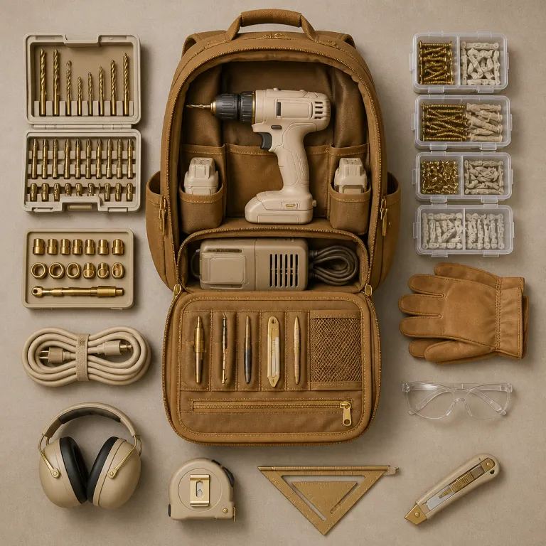 How a professional tool backpack transforms cordless drill work on site